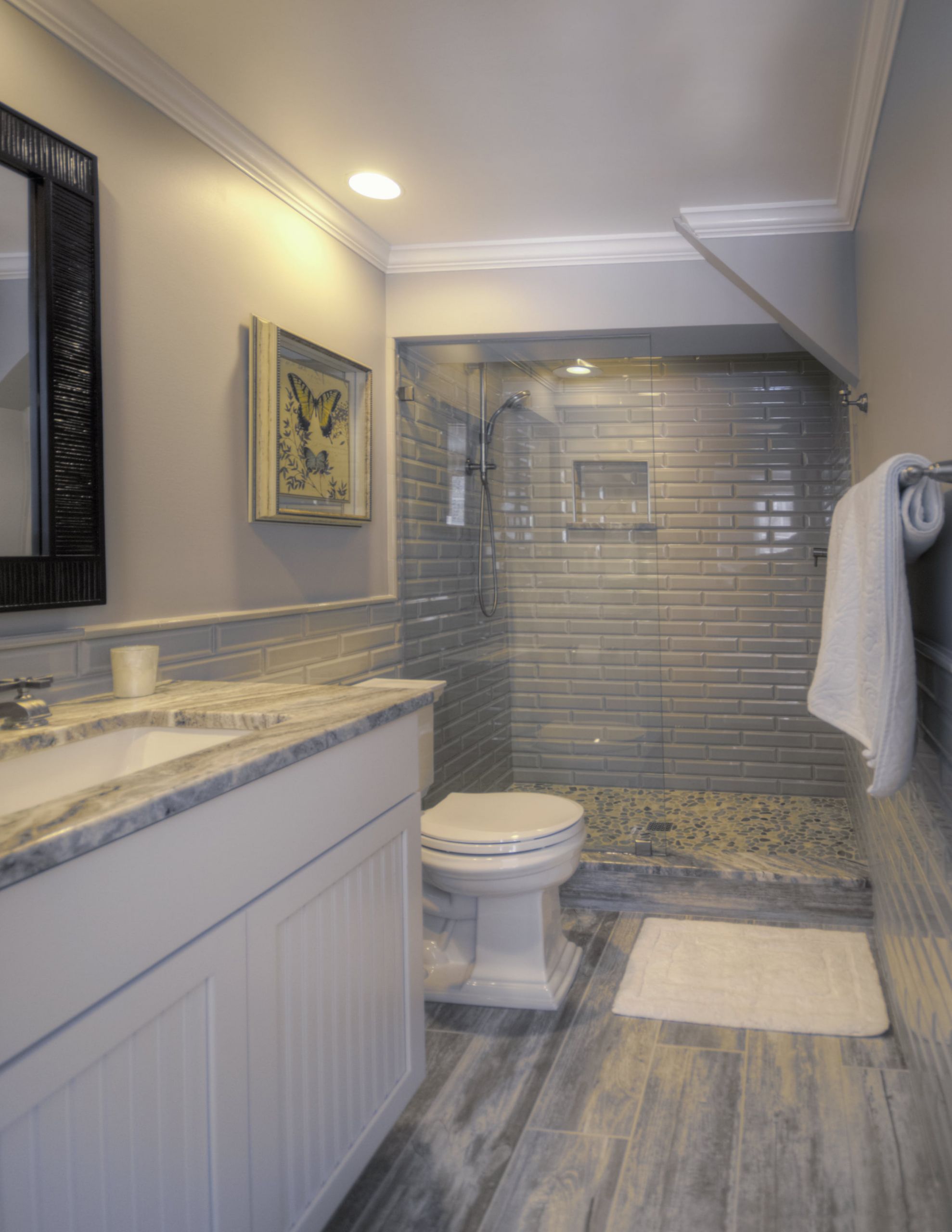 Bathroom Shower Floor Tile
 Bathroom Glass Tile Mosaics & Marble Tile Northern