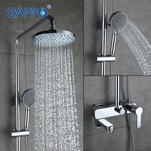 Bathroom Shower Heads And Faucets
 GAPPO Sanitary Ware Suite faucets set Bath Shower tap
