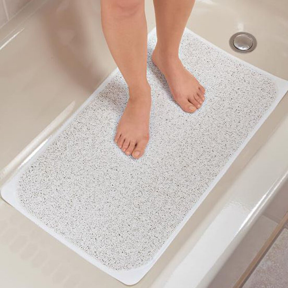 Bathroom Shower Mats
 Sweet Home Collection Loofah Premium Woven Non Slip