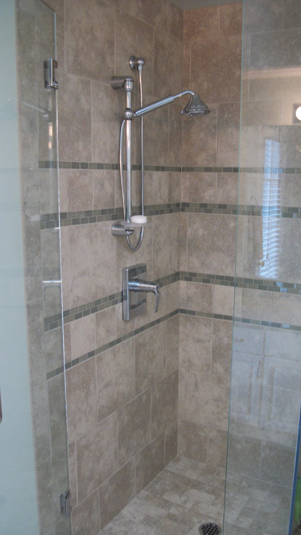 Bathroom Showers Pictures
 Bath remodel featuring Schon free standing tub