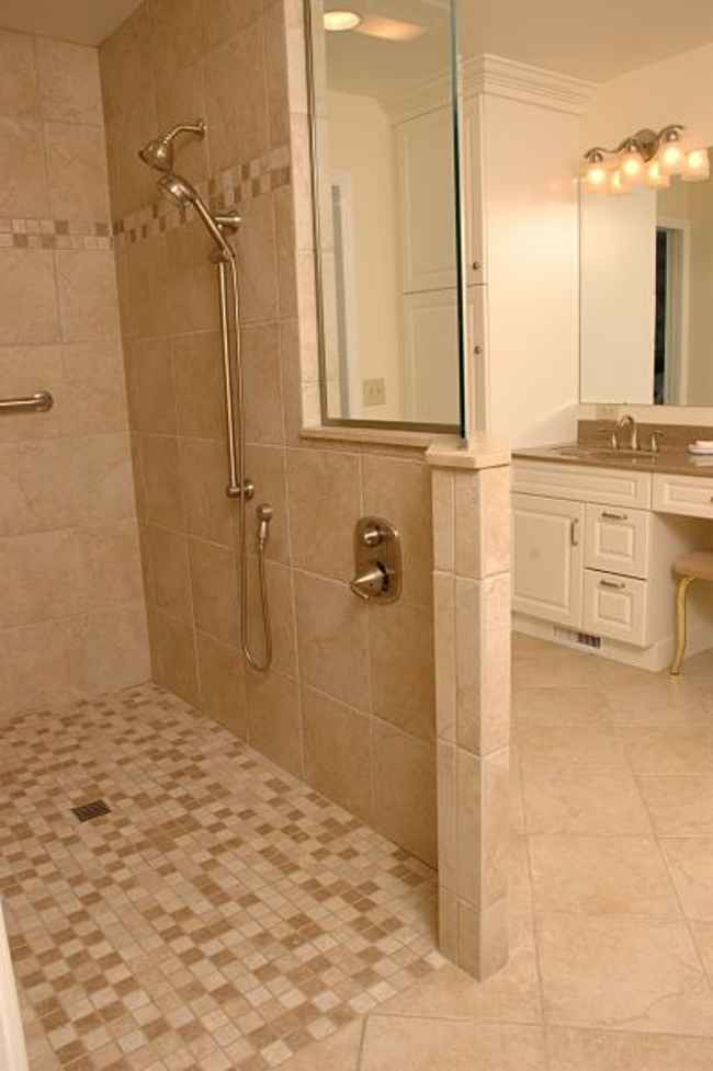 Bathroom Showers Without Doors
 Positive Facts about Walk in Showers without Door