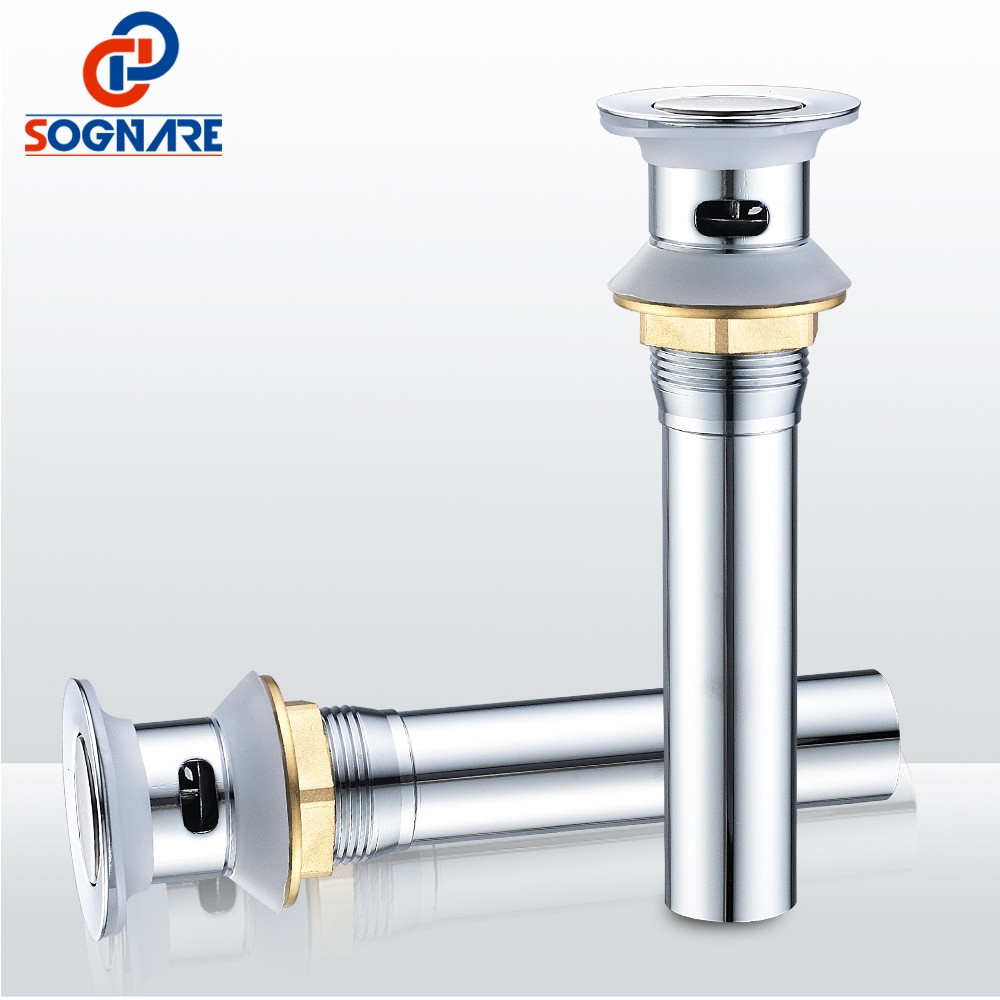 Bathroom Sink Drain Plug
 SOGNARE Bathroom Sink Plug Stainless Steel With Overflow