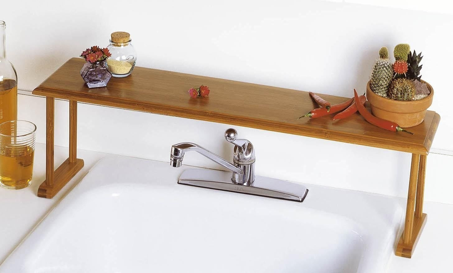 Bathroom Sink Shelf
 25 Bathroom Space Saver Ideas