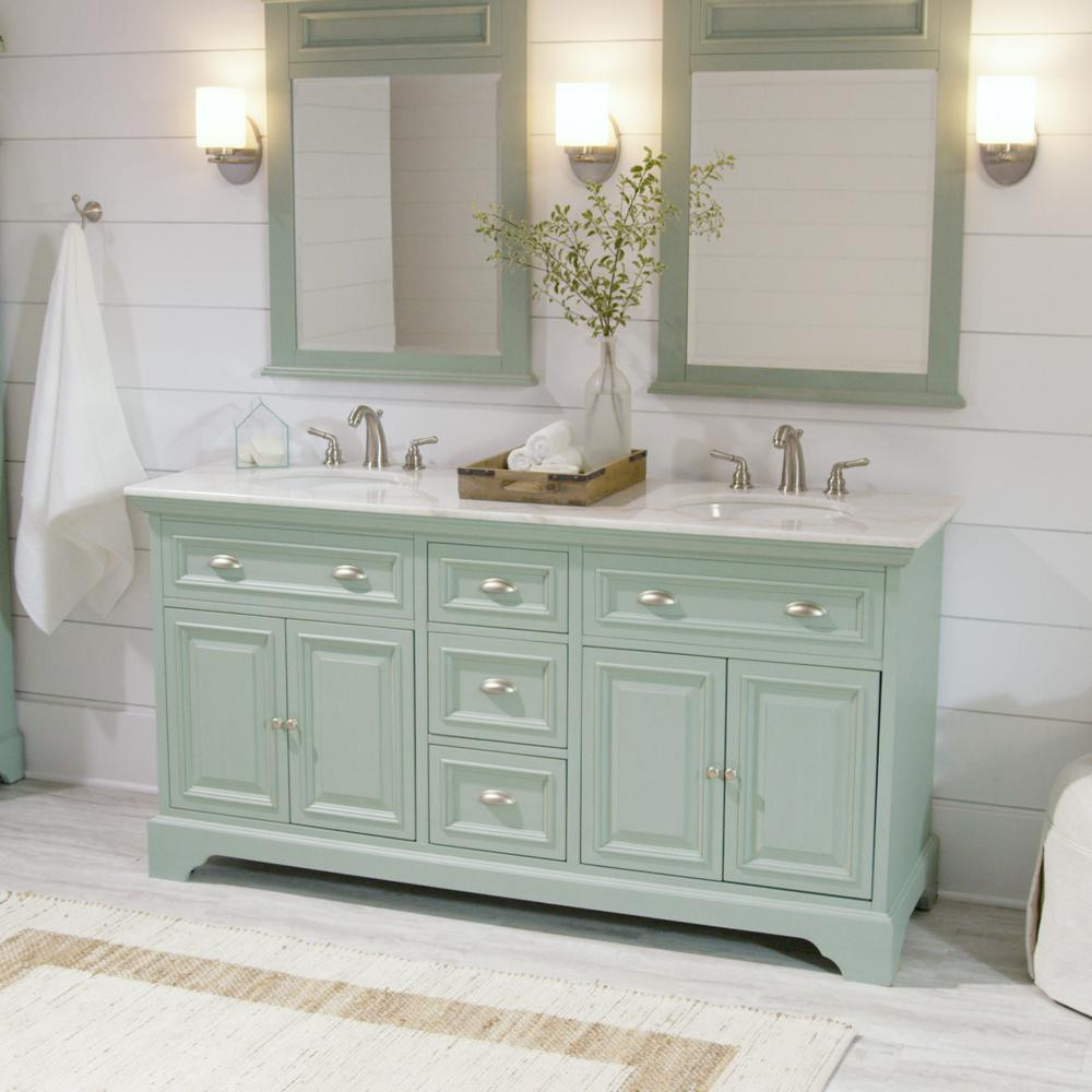 Bathroom Sinks Home Depot
 Bathroom Home Depot Double Vanity For Stylish Bathroom