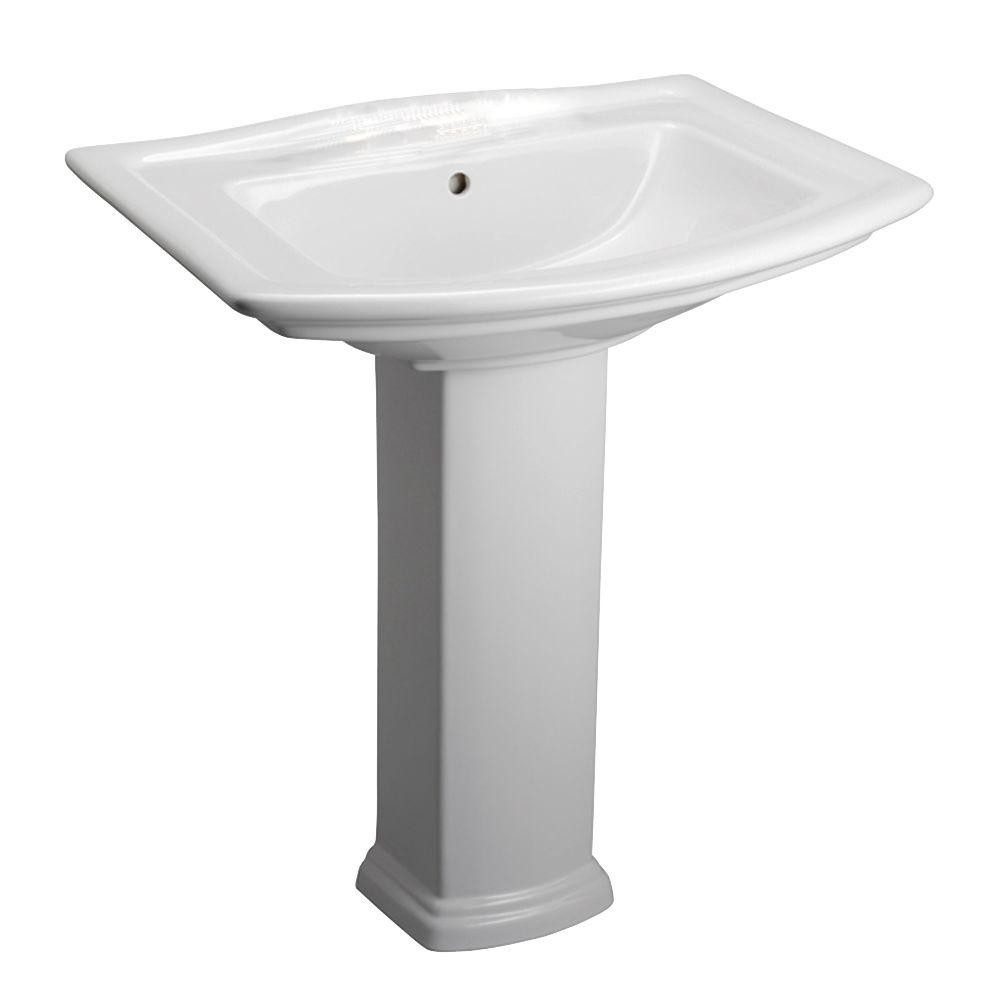 Bathroom Sinks Home Depot
 Washington 550 22 in Pedestal bo Bathroom Sink in