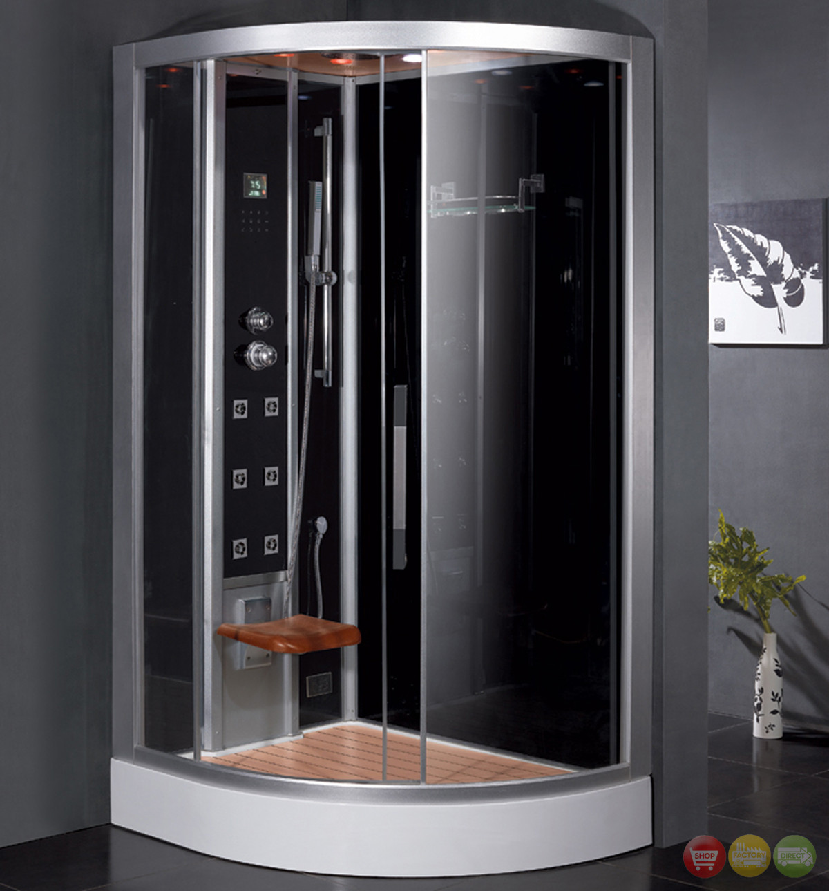 Bathroom Steam Shower
 Ariel Contemporary Steam Shower DZ967F8L