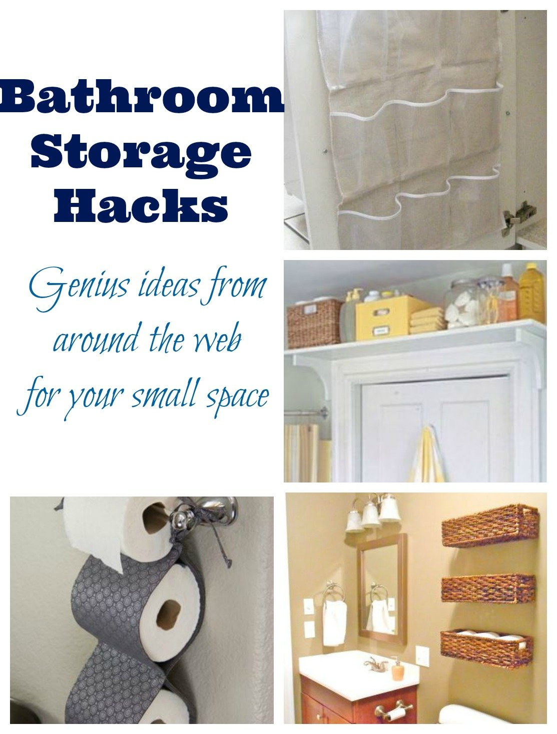 Bathroom Storage Hacks
 52 Weeks to a More Organized Home