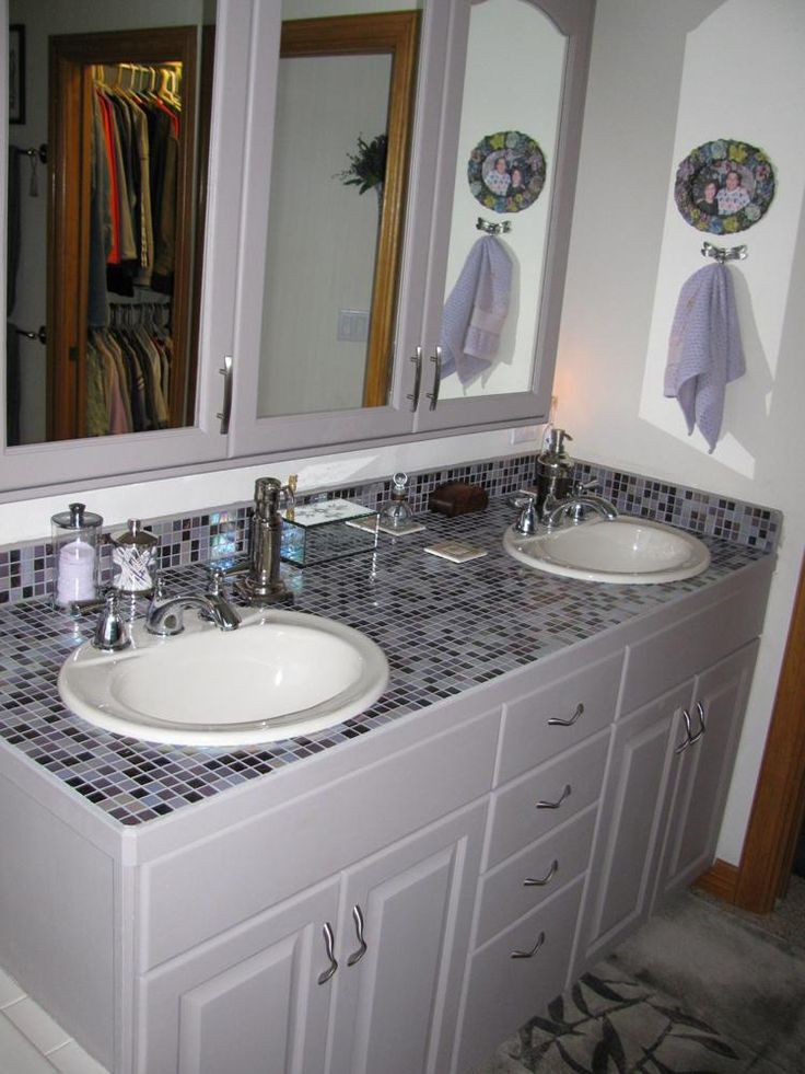 Bathroom Tile Countertops
 23 best BATH Countertop Ideas images on Pinterest