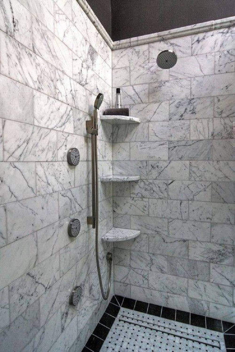 Bathroom Tile Shelves
 Bathroom Corner Shelf pletes Your Small Bathroom
