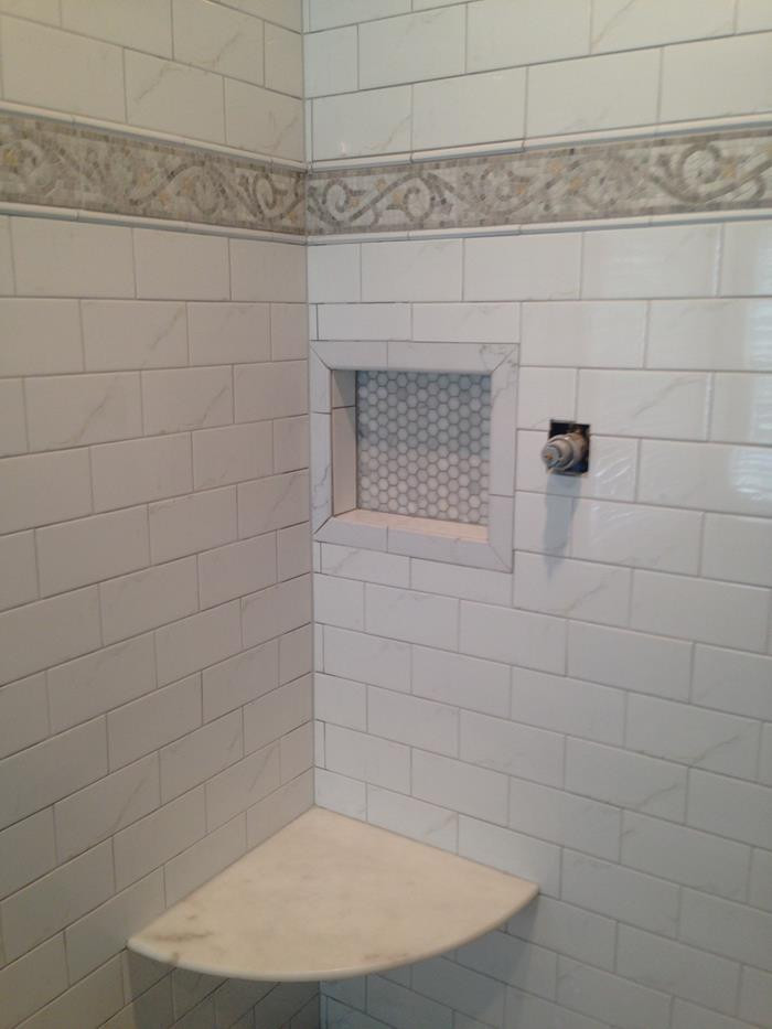 Bathroom Tile Shelves
 Bathroom Tile Installation