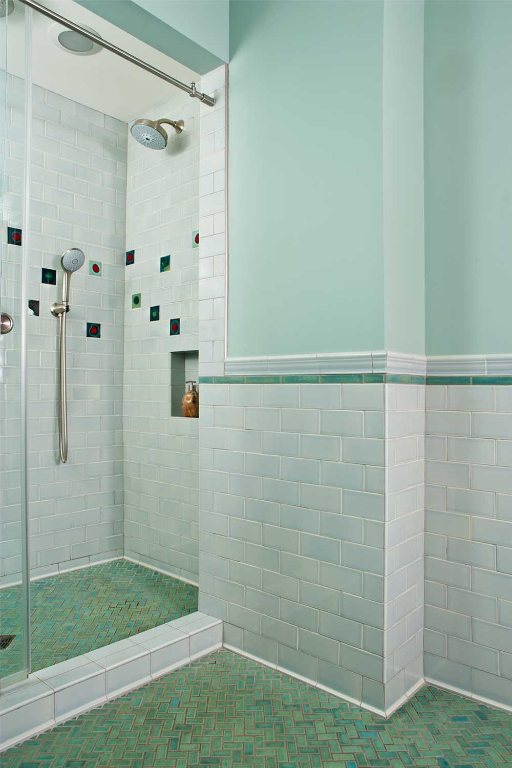Bathroom Tiles Pictures
 Skyline Mid Century Tile Bathroom Mixing Historic and