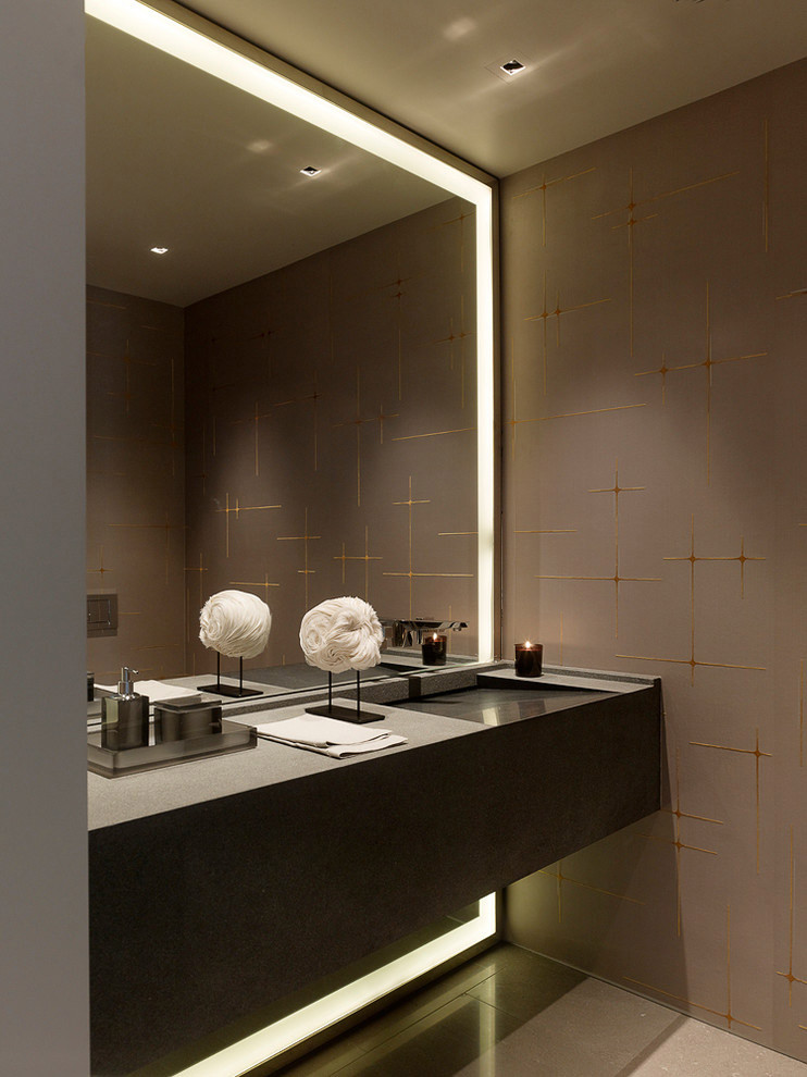 Bathroom Vanity And Mirror
 Floor to Ceiling Mirrors as Functional and Decorative