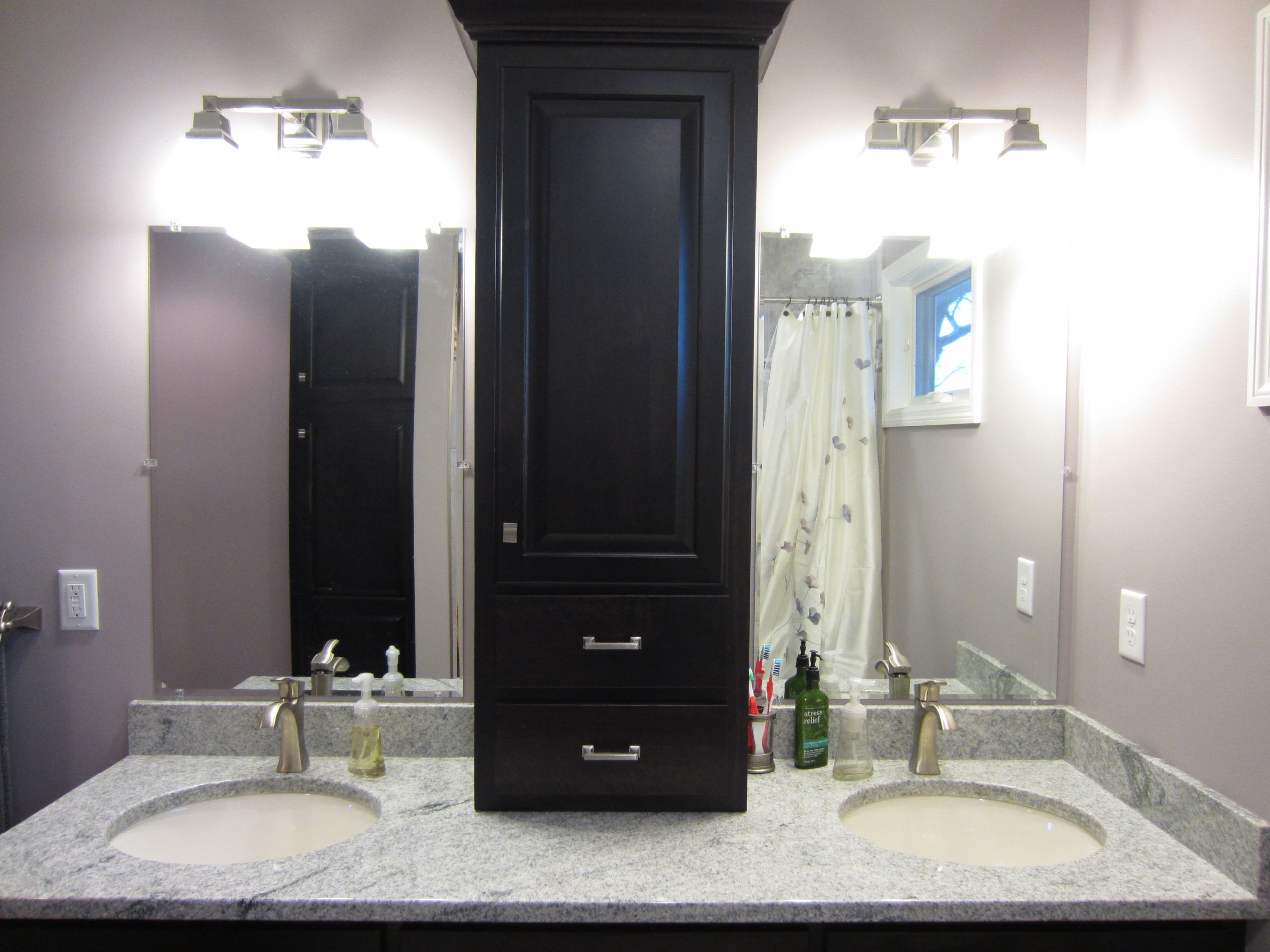 Bathroom Vanity With Linen Cabinet
 Valley Custom Cabinets