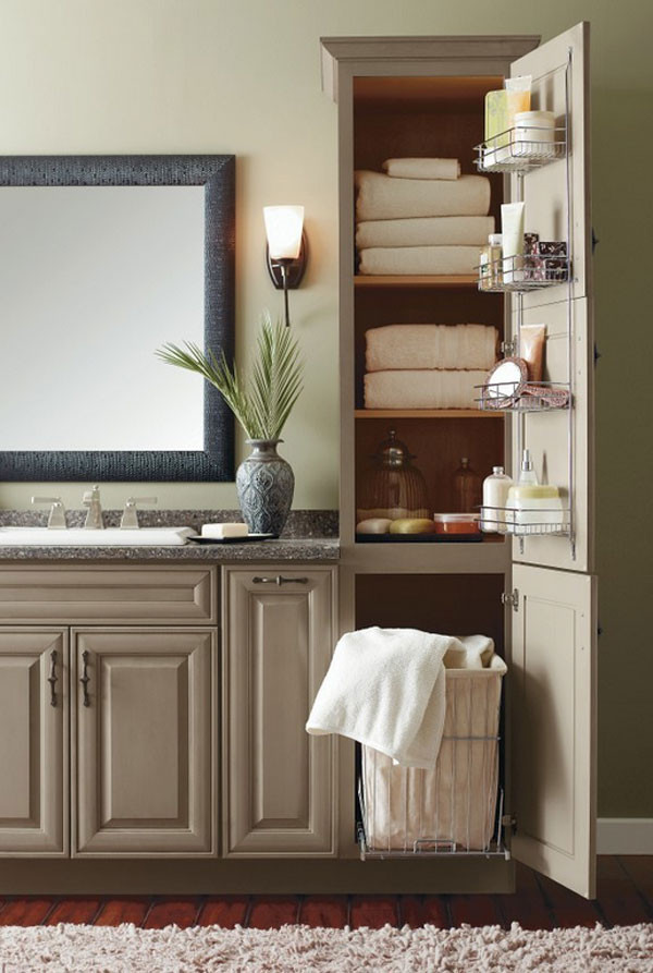 Bathroom Vanity With Linen Cabinet
 20 Clever Designs of Bathroom Linen Cabinets