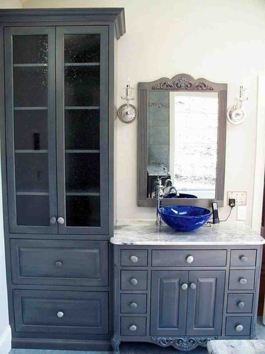 Bathroom Vanity With Linen Cabinet
 Bathroom Vanities and Linen Cabinet Sets Home Furniture