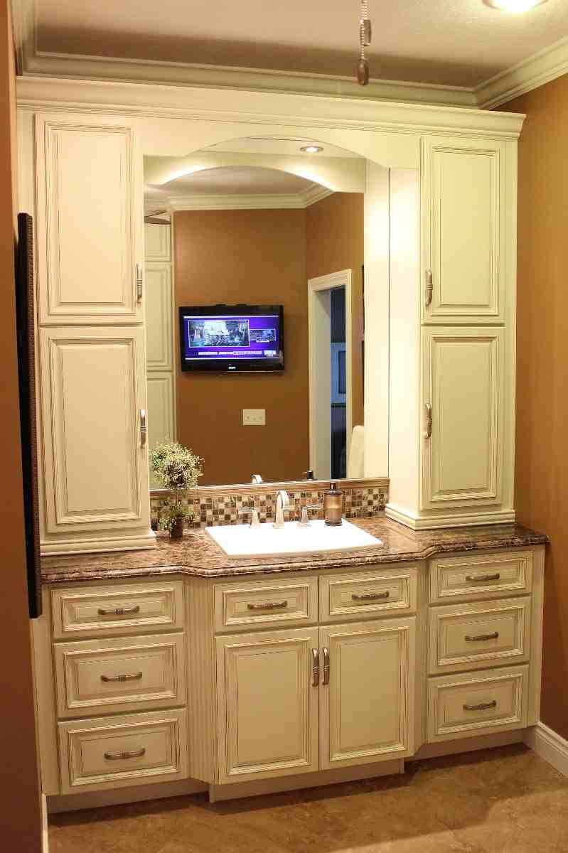 Bathroom Vanity With Linen Cabinet
 Bathroom Vanity with Linen Cabinet Home Furniture Design