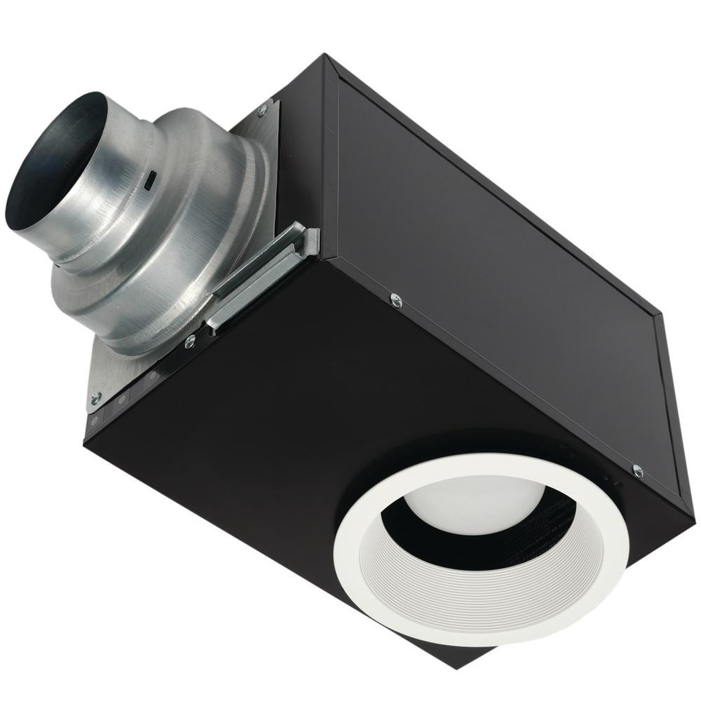 Bathroom Ventilation With Light
 Panasonic Whisper Recessed Architectural Grade 80CFM