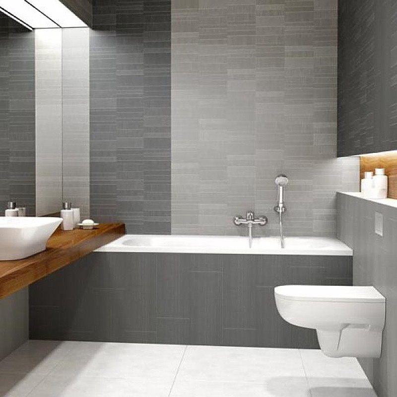 Bathroom Wall Covering Panels
 Modern Decor Silver Mosaic Bathroom Wall Panels The
