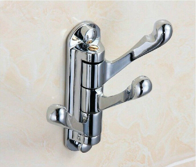 Bathroom Wall Hooks
 Contemporary Chrome Finish Wall Mounted Bathroom Hooks