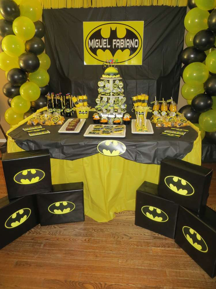 Batman Birthday Party Decorations
 Batman Birthday Party Ideas 30 of 31