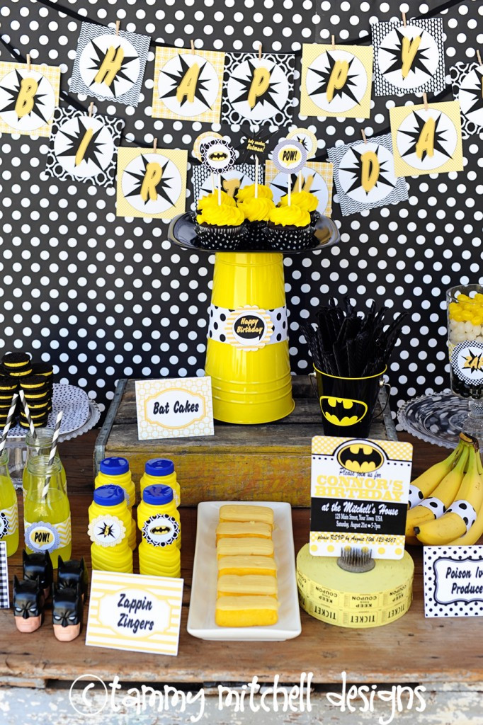 Batman Birthday Party Decorations
 Southern Blue Celebrations BATMAN PARTY IDEAS