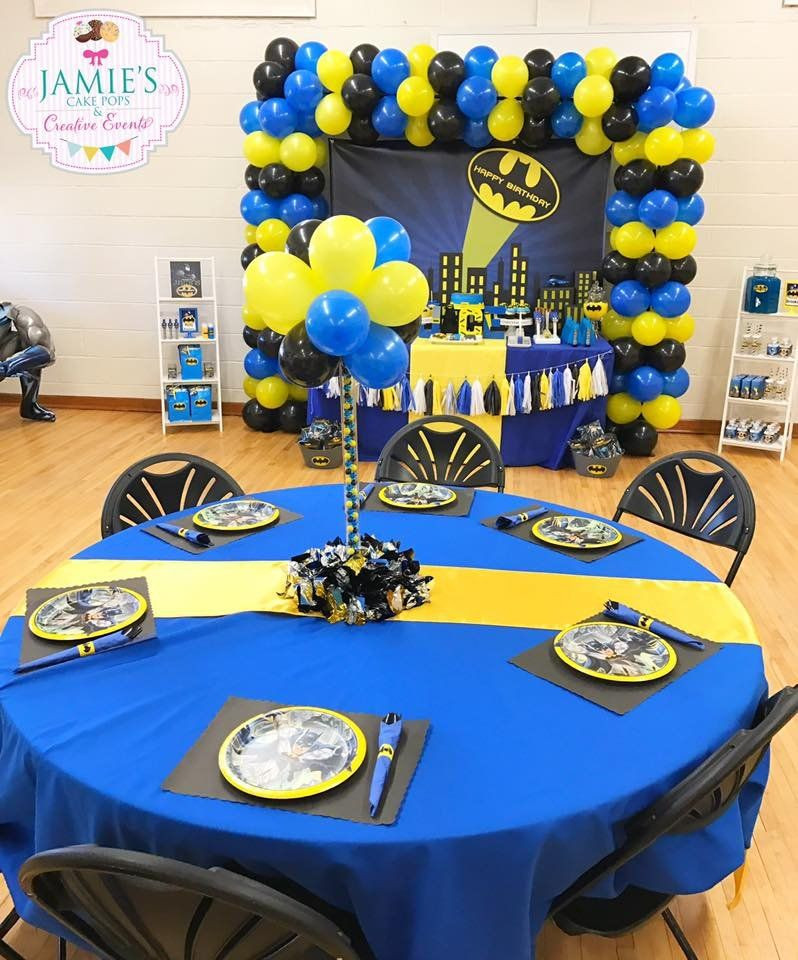 Batman Birthday Party Decorations
 Batman Birthday Party Ideas