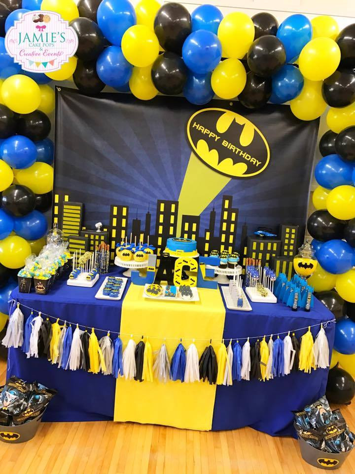 Batman Birthday Party Decorations
 Batman Birthday Party Ideas — The Iced Sugar Cookie