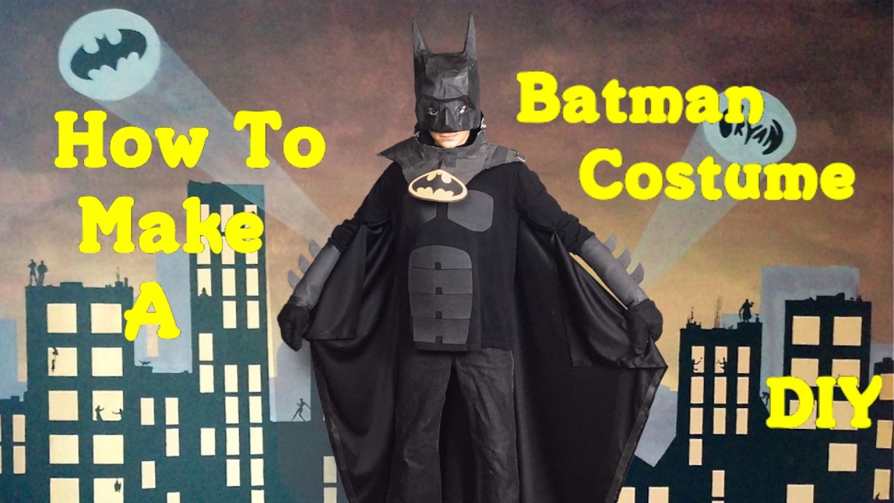Batman DIY Costume
 Make Your Own Batman Costume DIY