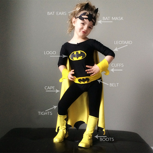 Batman DIY Costume
 diy batman and batgirl costume