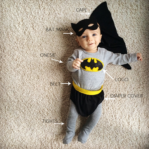 Batman DIY Costume
 diy batman and batgirl costume
