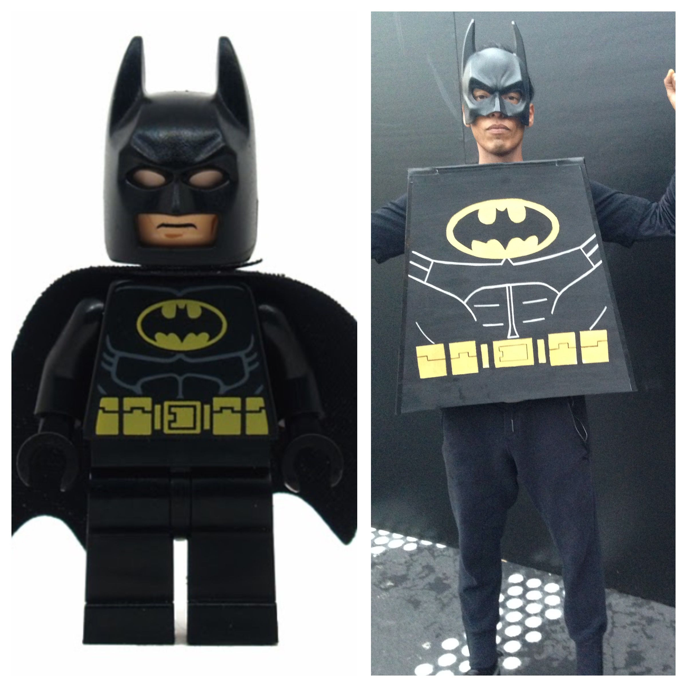 Batman DIY Costume
 Lego Batman Costume DIY With images
