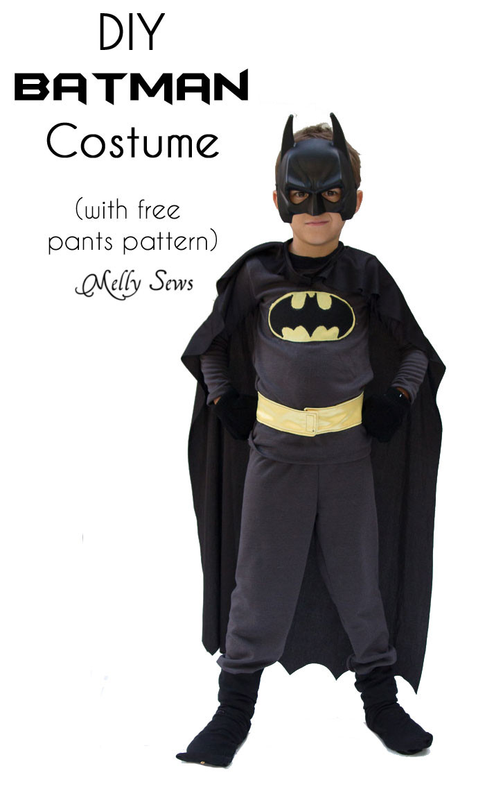 Batman DIY Costume
 DIY Batman Costume Melly Sews