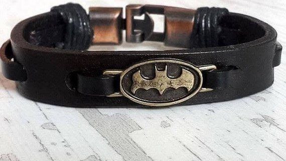 Batman Gift Ideas For Boyfriend
 Christmas t 2019 Batman leather bracelet Christmas