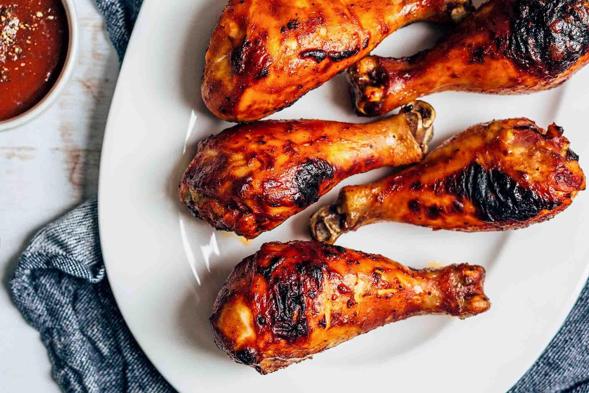 Bbq Chicken Legs In Oven
 Easy BBQ Chicken in the Oven Recipe