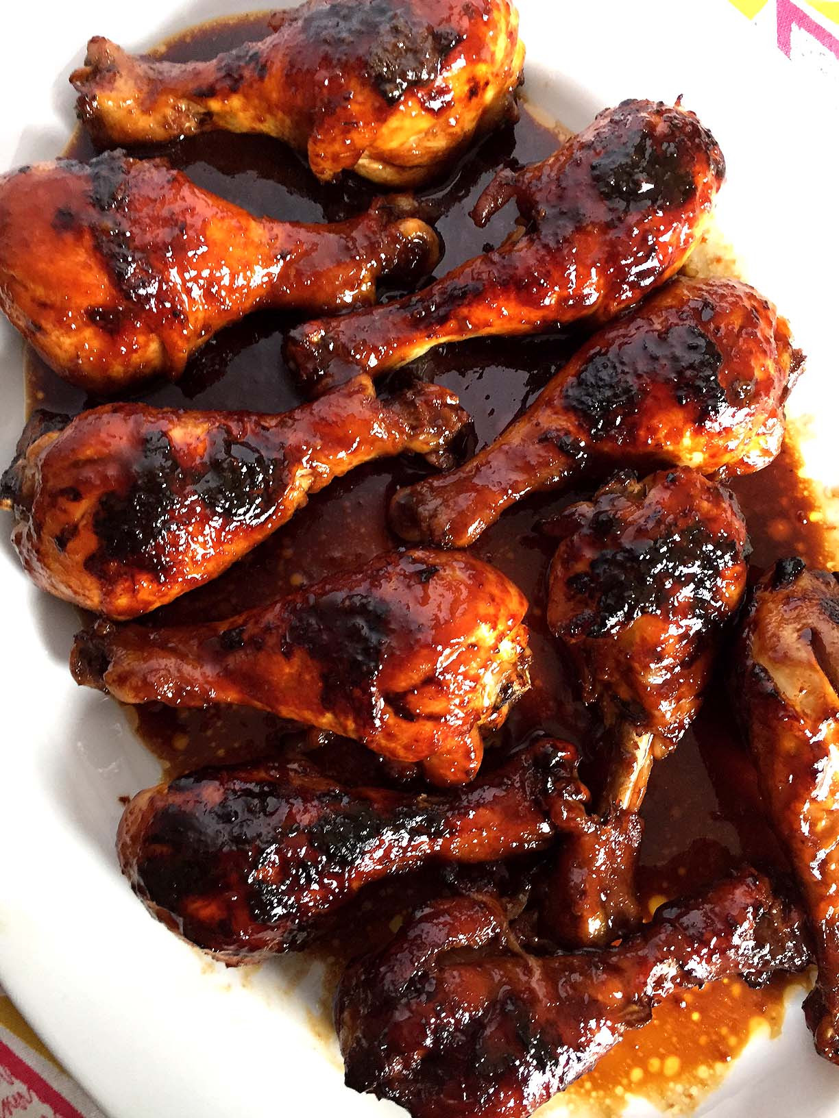 Bbq Chicken Legs In Oven
 Easy Honey Soy BBQ Baked Chicken Legs Recipe – Melanie Cooks