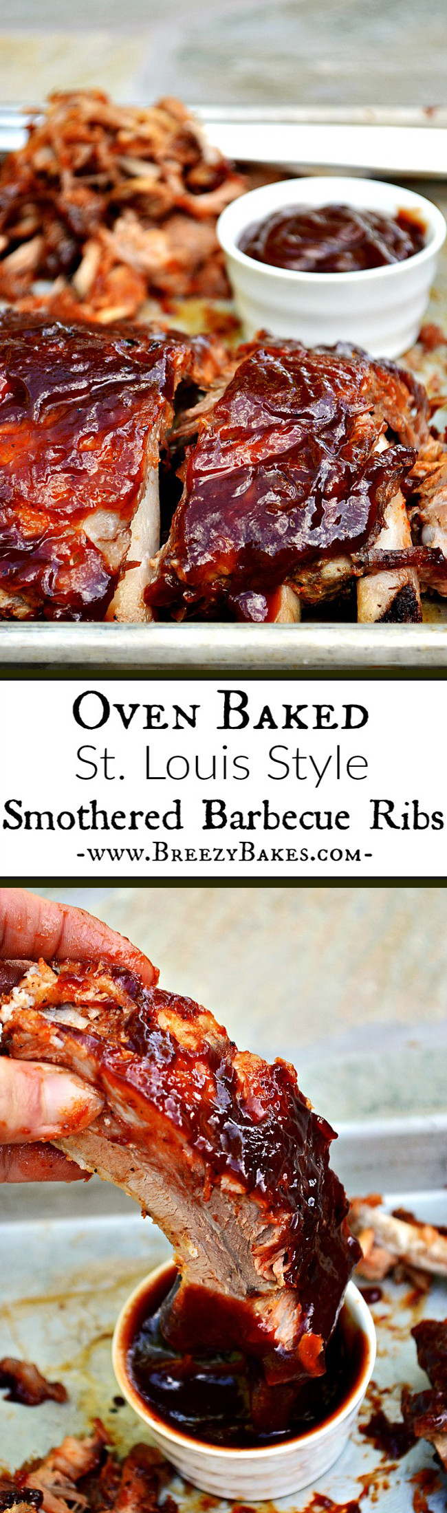 Bbq Pork Ribs Oven
 Oven Baked Barbecue Pork Ribs Breezy Bakes