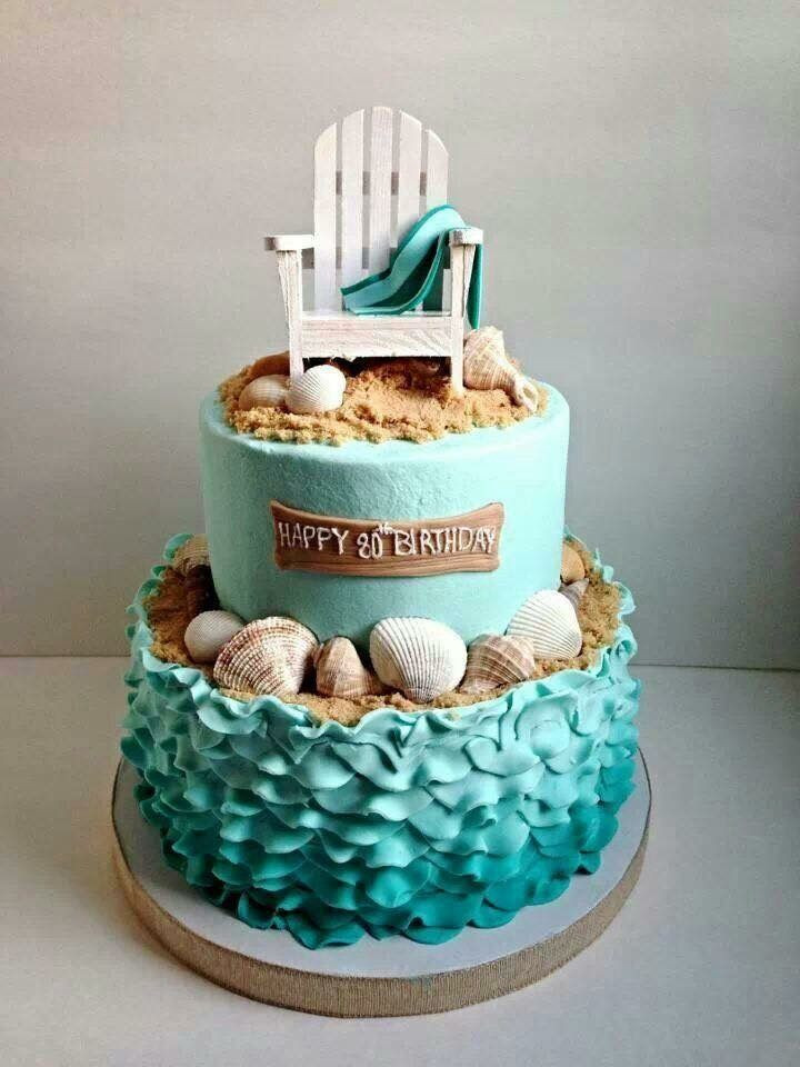 Beach Birthday Cakes
 Top 15 Beach Ocean Themed Cakes Cupcakes & Biscuits