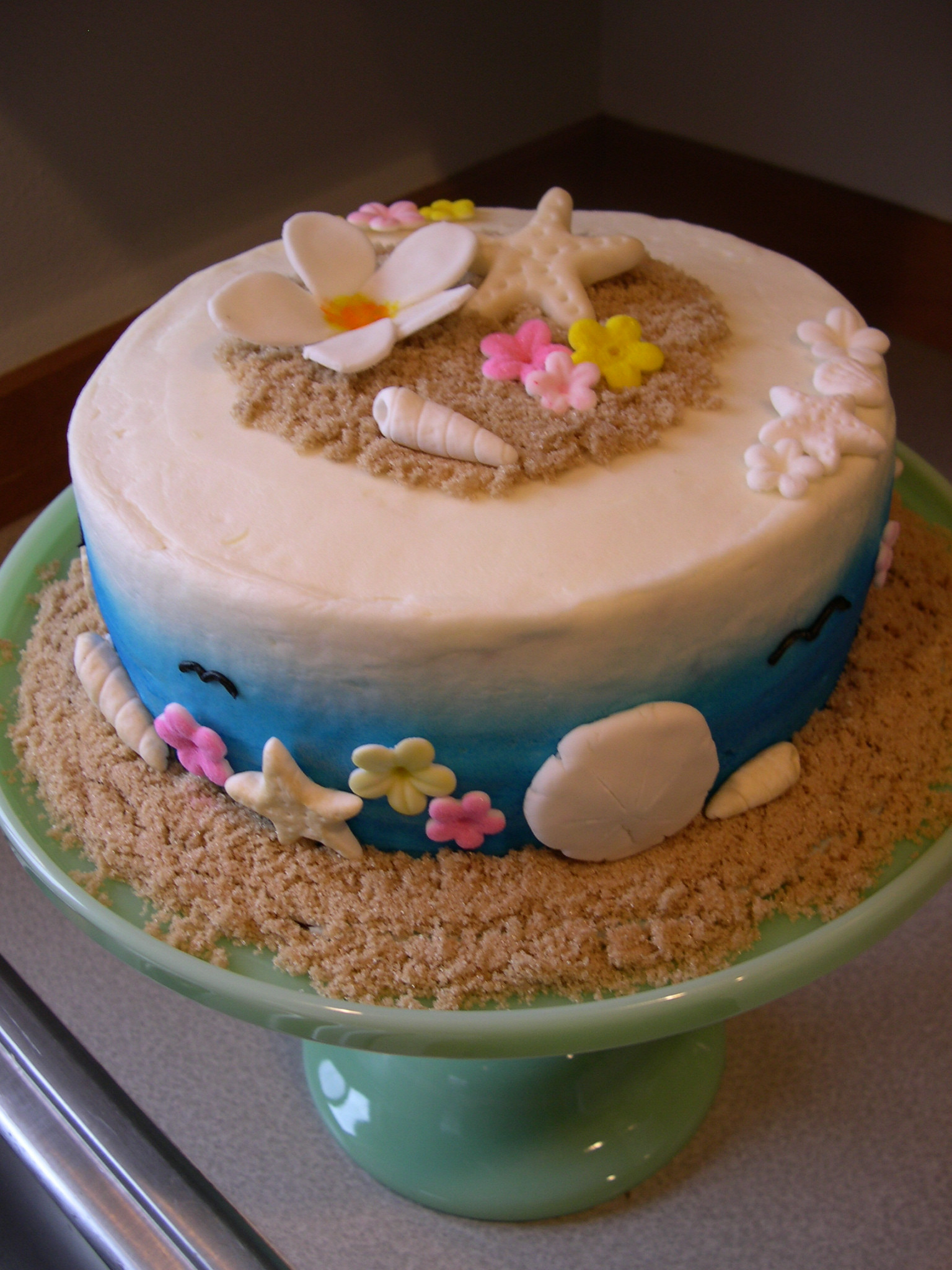 Beach Birthday Cakes
 Beach Themed Birthday