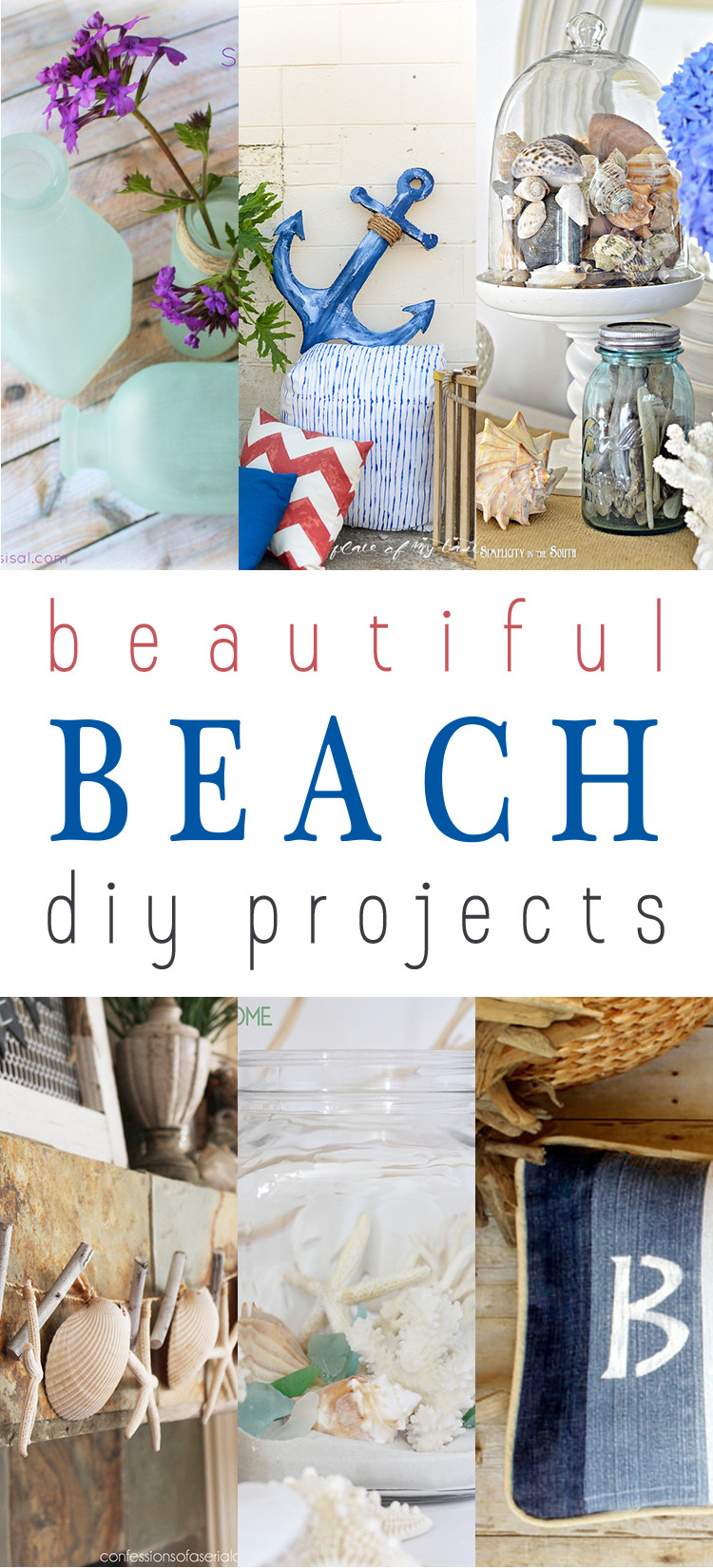 Beach Decor DIY
 Beautiful Beach DIY Projects The Cottage Market