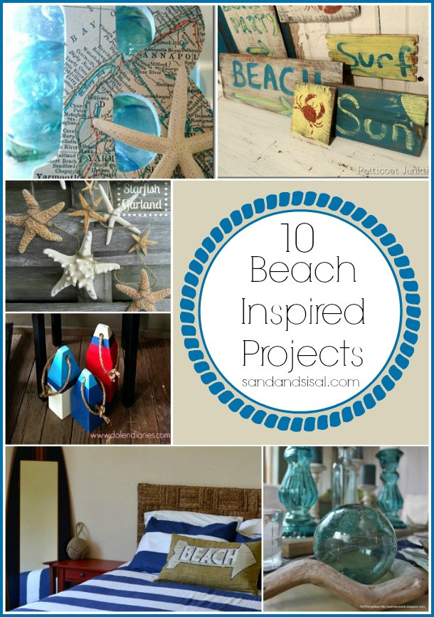 Beach Decor DIY
 10 Beach Inspired Projects Sand and Sisal