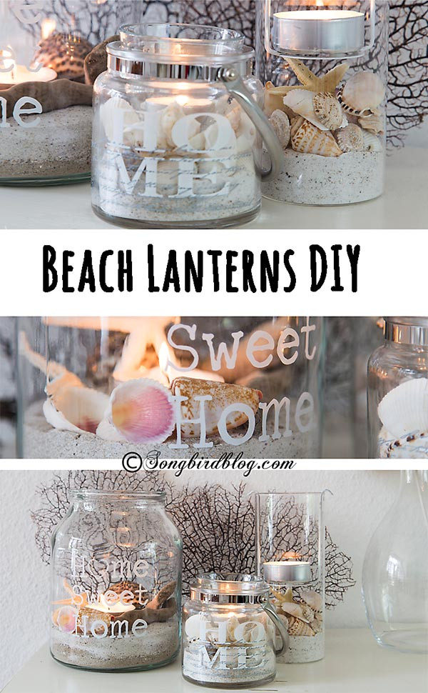 Beach Decor DIY
 Beach Lanterns operation summerification has begun