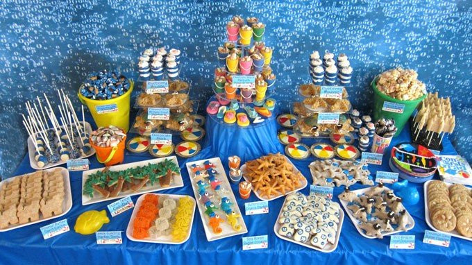 Beach Food Party Ideas
 Beach Themed Party Ideas & Under the Sea Desserts