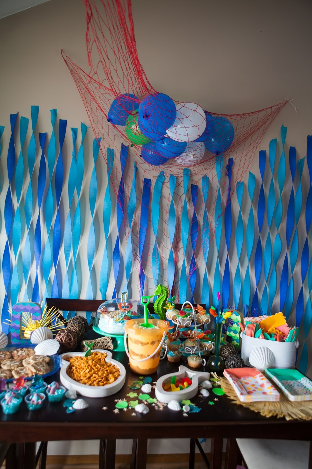 Beach Party Decorating Ideas
 You Are My Licorice Carys s Third Birthday Under the Sea