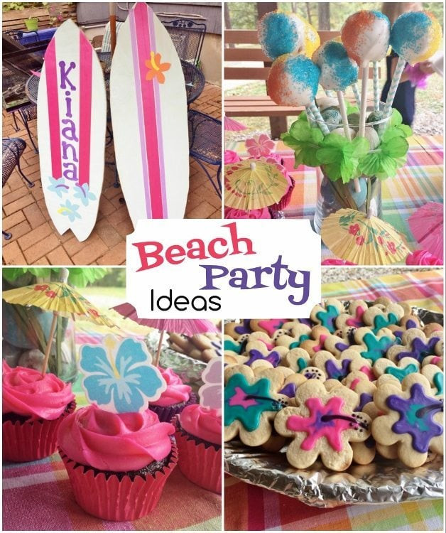Beach Party Decorating Ideas
 Beach Party Birthday DIY Inspired