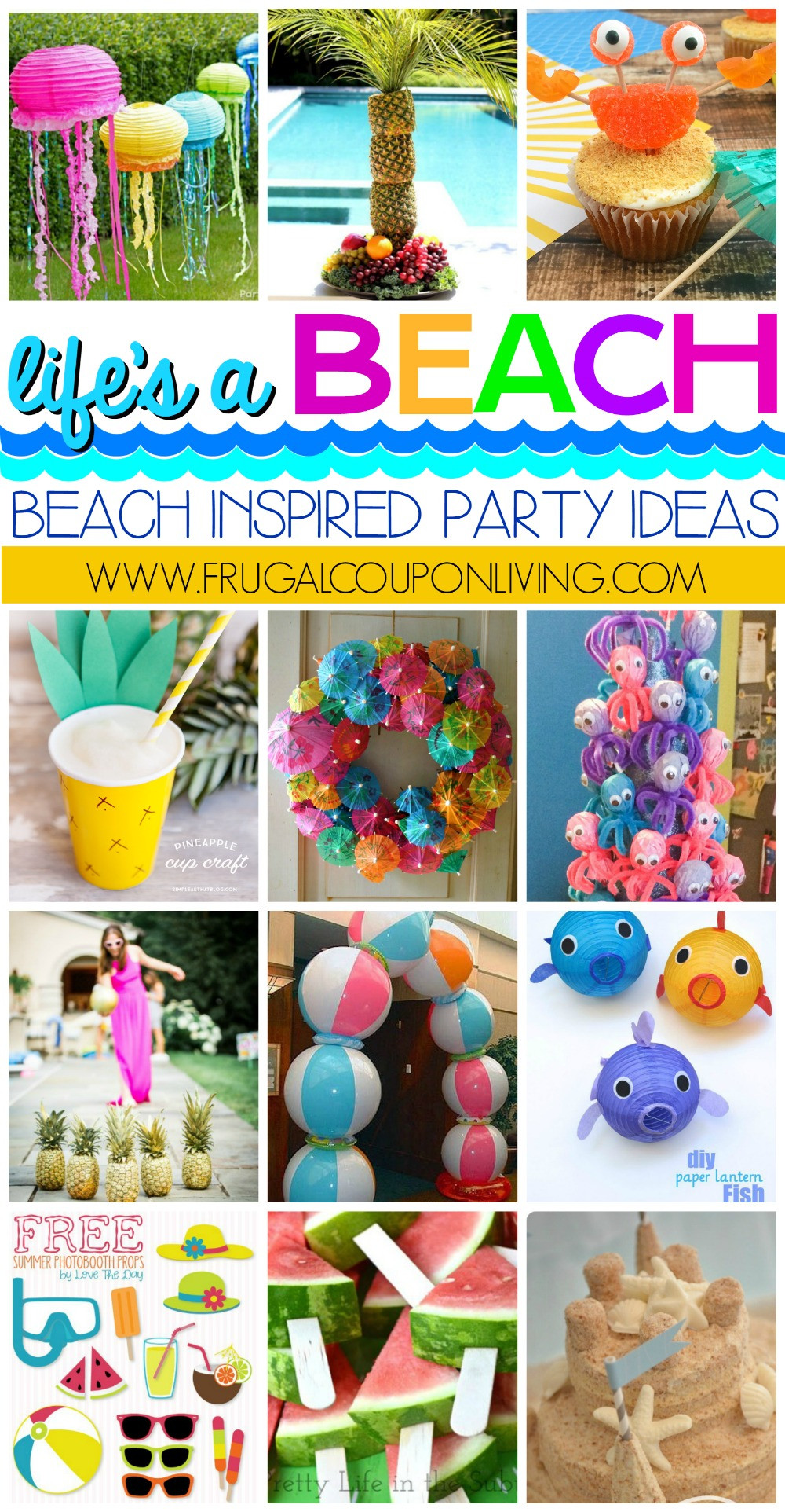 Beach Party For Kids
 Beach Inspired Party Ideas