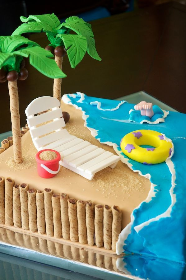 Beach Theme Birthday Cake
 Collections Highly Sophisticated Cake Masterpieces
