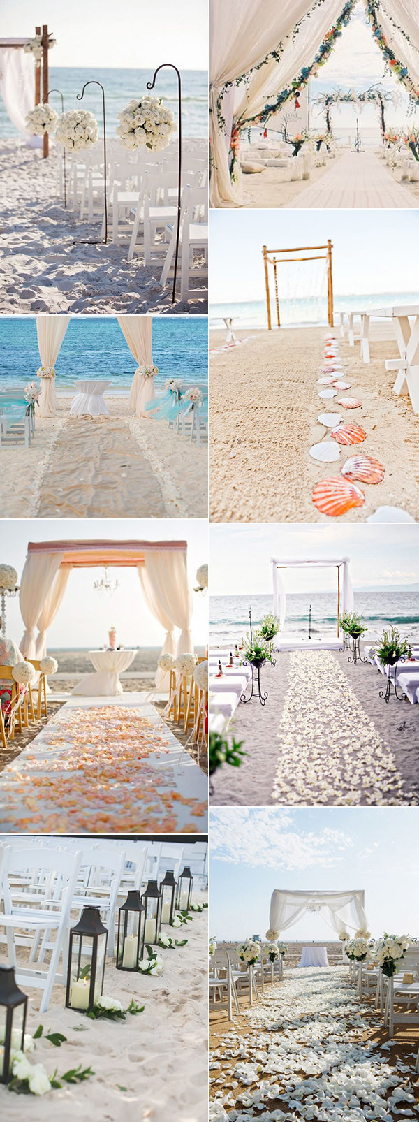 Beach Wedding Ceremony Ideas
 30 Brilliant Beach Wedding Ideas for 2018 trends Oh Best