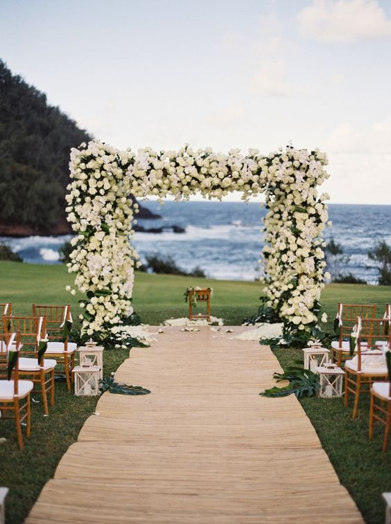 Beach Wedding Ceremony Ideas
 19 Charming Beach and Coastal Wedding Arch Ideas for 2018