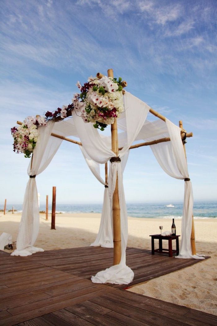 Beach Wedding Decorations
 Stunning Beach Wedding Ceremony Ideas MODwedding