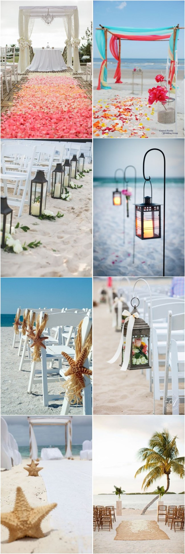 Beach Wedding Decorations
 50 Beach Wedding Aisle Decoration Ideas